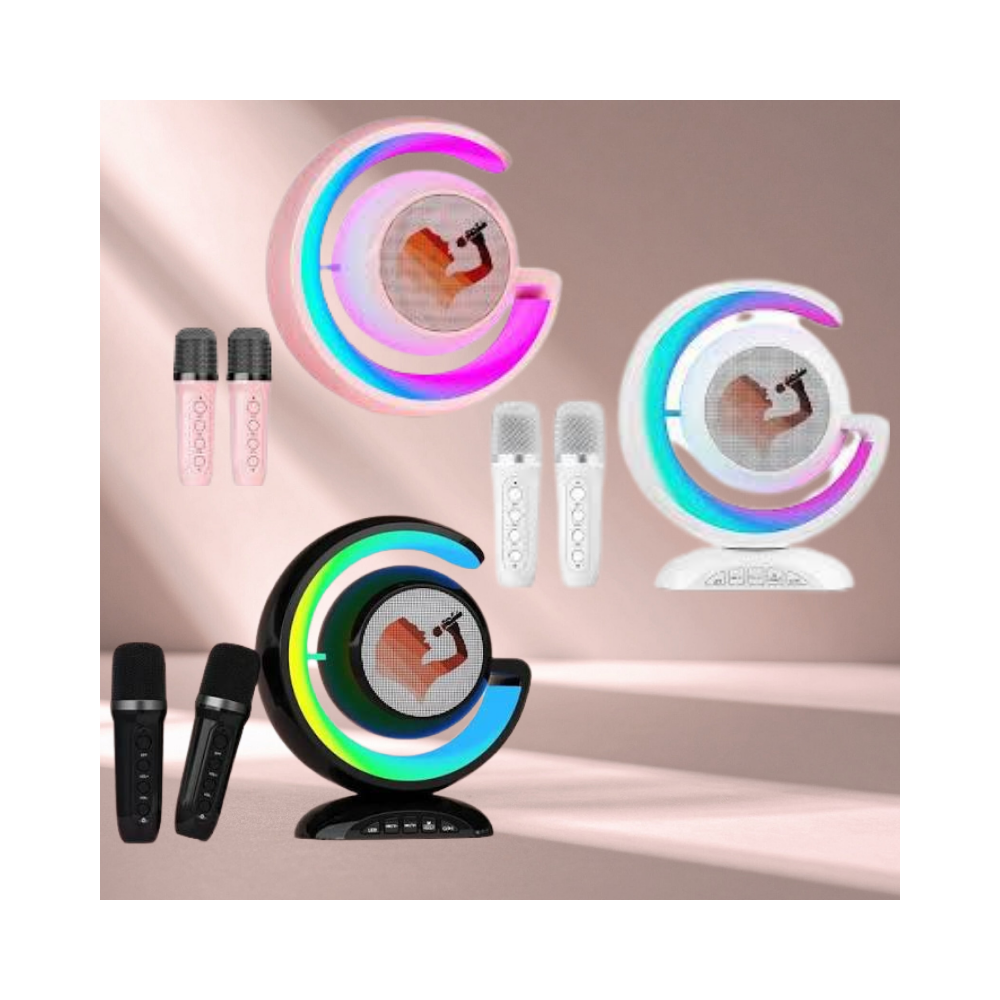 ميكروفون مع مكبر صوت صغير